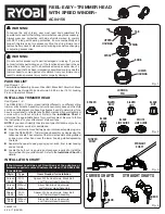 Preview for 1 page of Ryobi AC04156 Manual