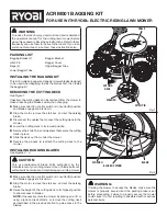 Предварительный просмотр 1 страницы Ryobi ACRM001 Operator'S Manual