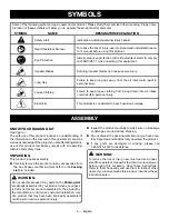 Preview for 4 page of Ryobi ACRM018 Operator'S Manual