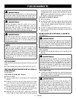 Preview for 16 page of Ryobi ACSS02 Operator'S Manual