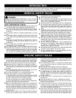 Preview for 2 page of Ryobi AED04G Operator'S Manual