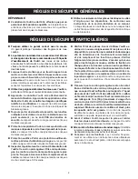 Preview for 4 page of Ryobi AG402 (French) Operator'S Manual