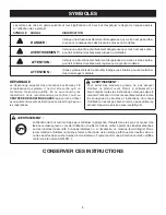 Preview for 6 page of Ryobi AG402 (French) Operator'S Manual