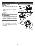 Preview for 12 page of Ryobi AG402 (French) Operator'S Manual