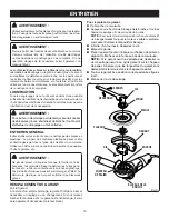 Preview for 13 page of Ryobi AG402 (French) Operator'S Manual