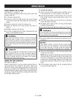 Preview for 10 page of Ryobi AG4031G Operator'S Manual