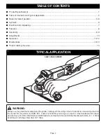 Preview for 2 page of Ryobi AG451 Operator'S Manual