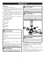 Preview for 9 page of Ryobi AG452 (French) Manuel D'Utilisation