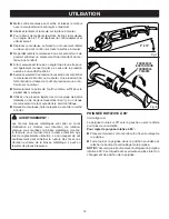 Preview for 12 page of Ryobi AG452 (French) Manuel D'Utilisation