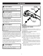 Preview for 14 page of Ryobi AG452 (French) Manuel D'Utilisation