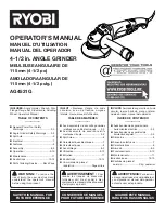 Ryobi AG4531G Operator'S Manual preview