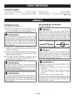 Preview for 28 page of Ryobi AG4531G Operator'S Manual