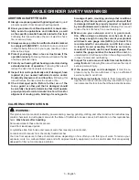 Preview for 5 page of Ryobi AG454 Operator'S Manual