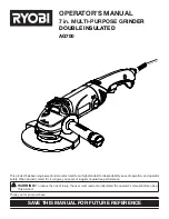 Ryobi AG700 Operator'S Manual preview