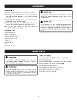 Preview for 8 page of Ryobi AIRgrip ELL0002 Operator'S Manual