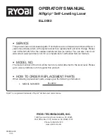 Предварительный просмотр 14 страницы Ryobi AIRgrip ELL0002 Operator'S Manual