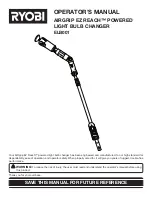 Preview for 1 page of Ryobi AIRGRIP EZ REACH ELB001 Operator'S Manual