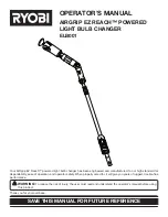 Ryobi AIRGRIP EZ REACH ELB001 Operator'S Manual preview