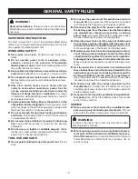 Preview for 3 page of Ryobi AIRGRIP EZ REACH ELB001 Operator'S Manual