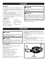 Preview for 8 page of Ryobi AIRgrip MultiTASKit EMM0001 Operator'S Manual