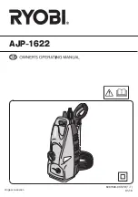 Preview for 1 page of Ryobi AJP-1622 Owner'S Operating Manual