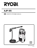 Preview for 1 page of Ryobi AJP-55 Owner'S Operating Manual