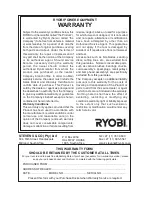 Preview for 8 page of Ryobi AJP-55 Owner'S Operating Manual