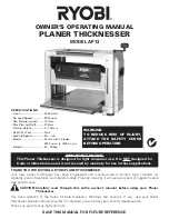 Ryobi AP13 Operating Manual preview