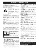 Preview for 2 page of Ryobi AP13 Operating Manual