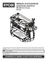 Ryobi AP1301 (French) Operator'S Manual предпросмотр