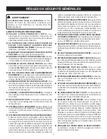 Preview for 3 page of Ryobi AP1301 (French) Operator'S Manual