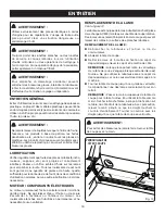 Предварительный просмотр 18 страницы Ryobi AP1301 (French) Operator'S Manual