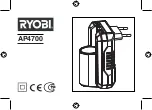 Preview for 1 page of Ryobi AP4700 User Manual