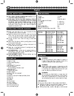 Preview for 4 page of Ryobi Autoshift CDA1802 User Manual