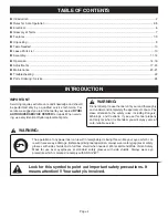 Preview for 2 page of Ryobi BAND SAW Operator'S Manual