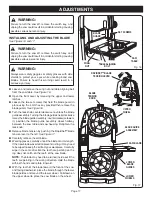 Предварительный просмотр 17 страницы Ryobi BAND SAW Operator'S Manual