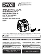 Preview for 1 page of Ryobi BC400 Operator'S Manual