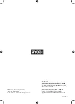 Preview for 8 page of Ryobi BCL3660F Original Instructions Manual