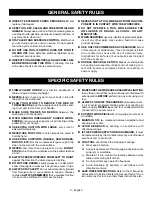 Preview for 3 page of Ryobi BD4601 Operator'S Manual