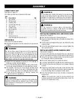 Preview for 7 page of Ryobi BD4601 Operator'S Manual