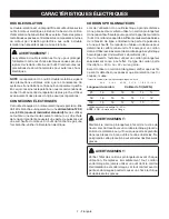 Preview for 17 page of Ryobi BE318-2 Operator'S Manual