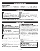 Preview for 15 page of Ryobi BE319 Operator'S Manual