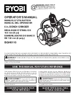 Preview for 1 page of Ryobi BGH6110 Operator'S Manual