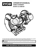 Предварительный просмотр 1 страницы Ryobi BGH616 Operator'S Manual