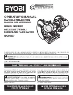 Ryobi BGH827 Operator'S Manual preview