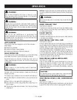 Preview for 10 page of Ryobi BGH827 Operator'S Manual