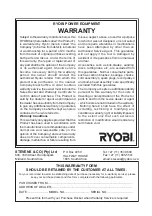 Preview for 8 page of Ryobi BHS-720 Owner'S Operating Manual