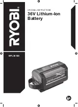 Ryobi BPL3612D Original Instructions Manual предпросмотр