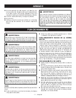 Предварительный просмотр 41 страницы Ryobi BS904 Operator'S Manual