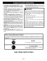 Preview for 6 page of Ryobi BT3100-1 Operator'S Manual